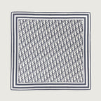 スカーフ・手袋 Carré de soie Oblique Dior 青 Homme