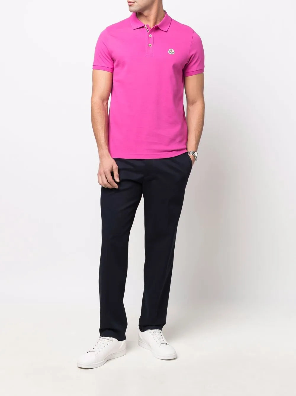 Pantalons Pantalon carotte Moncler Bleu Homme