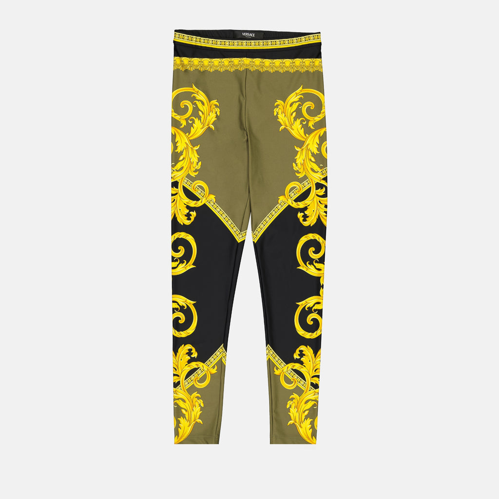 Pants Barocco Legging Coupe des Dieux Versace Yellow Femme