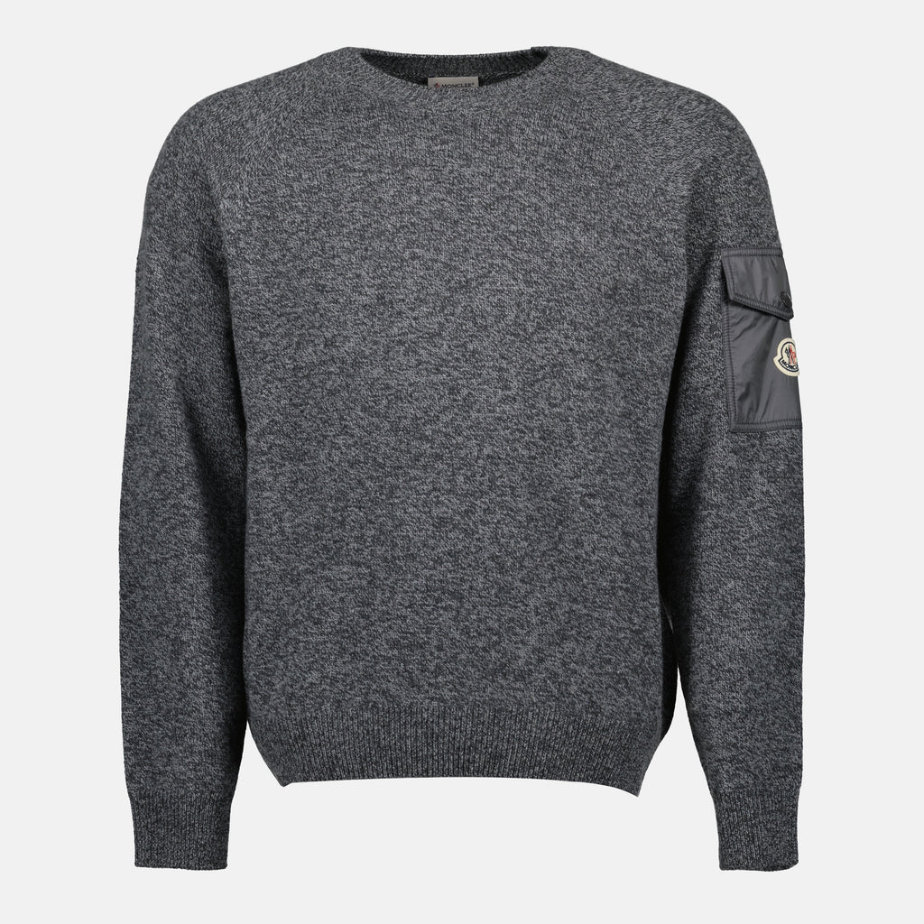 Imagem do Pull de Lã e Cachemir da marca Moncler para Homem - Temporada Outono-Inverno 2025 - Vista Frontal