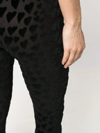 Pantalons Legging en velours Ami PARIS Noir Femme