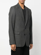 Vestes Blazer en laine Ami PARIS Gris Unisexe