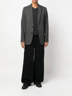 Vestes Blazer en laine Ami PARIS Gris Unisexe