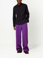 Pantalons Pantalon à pinces Ami PARIS Violet Unisexe