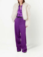 Pantalons Pantalon à pinces Ami PARIS Violet Unisexe