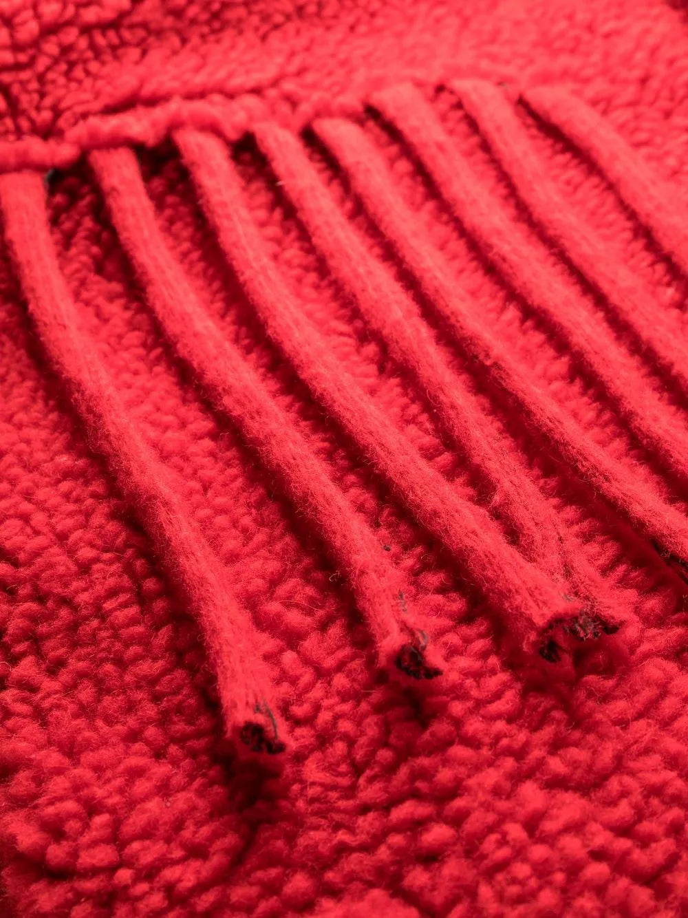 Coats Fringe Coat Stella McCartney Red Women