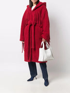 Coats Fringe Coat Stella McCartney Red Women