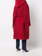 Coats Fringe Coat Stella McCartney Red Women