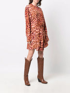 Robes Robe en soie Stella McCartney Orange Femme