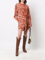 Robes Robe en soie Stella McCartney Orange Femme