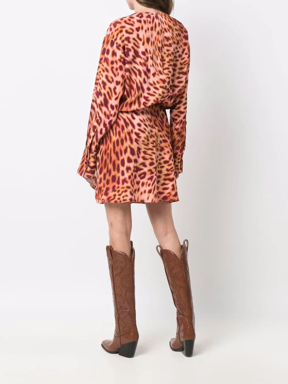 Robes Robe en soie Stella McCartney Orange Femme