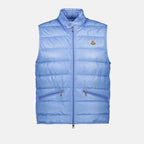 Giacche Giubbino Puffer Senza Maniche Gui Moncler Blu Homme