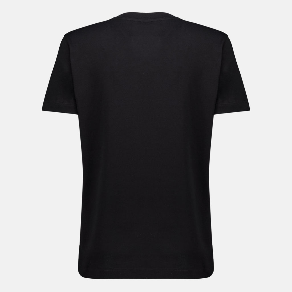 T-shirts T-shirt de Algodão Preta Moncler Noir Femme