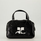 Tote bags Bowling Bag Reissue Courrèges Black Unisex