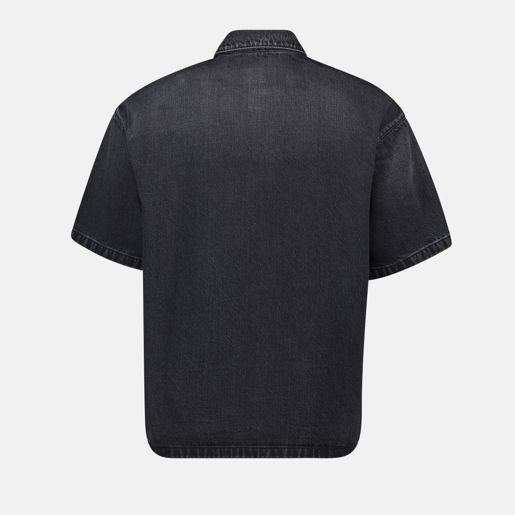 Hemden Denim-Hemd Prada Schwarz Homme