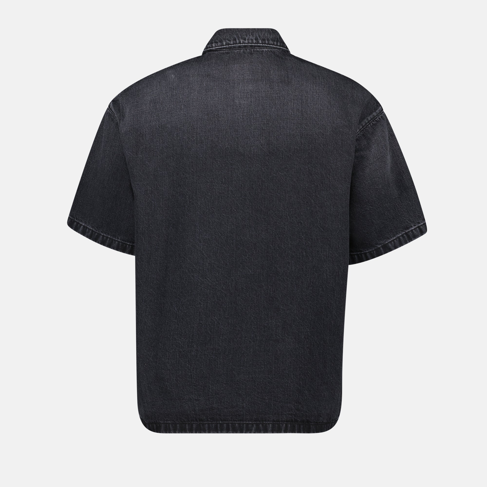 Hemden Denim-Hemd Prada Schwarz Homme
