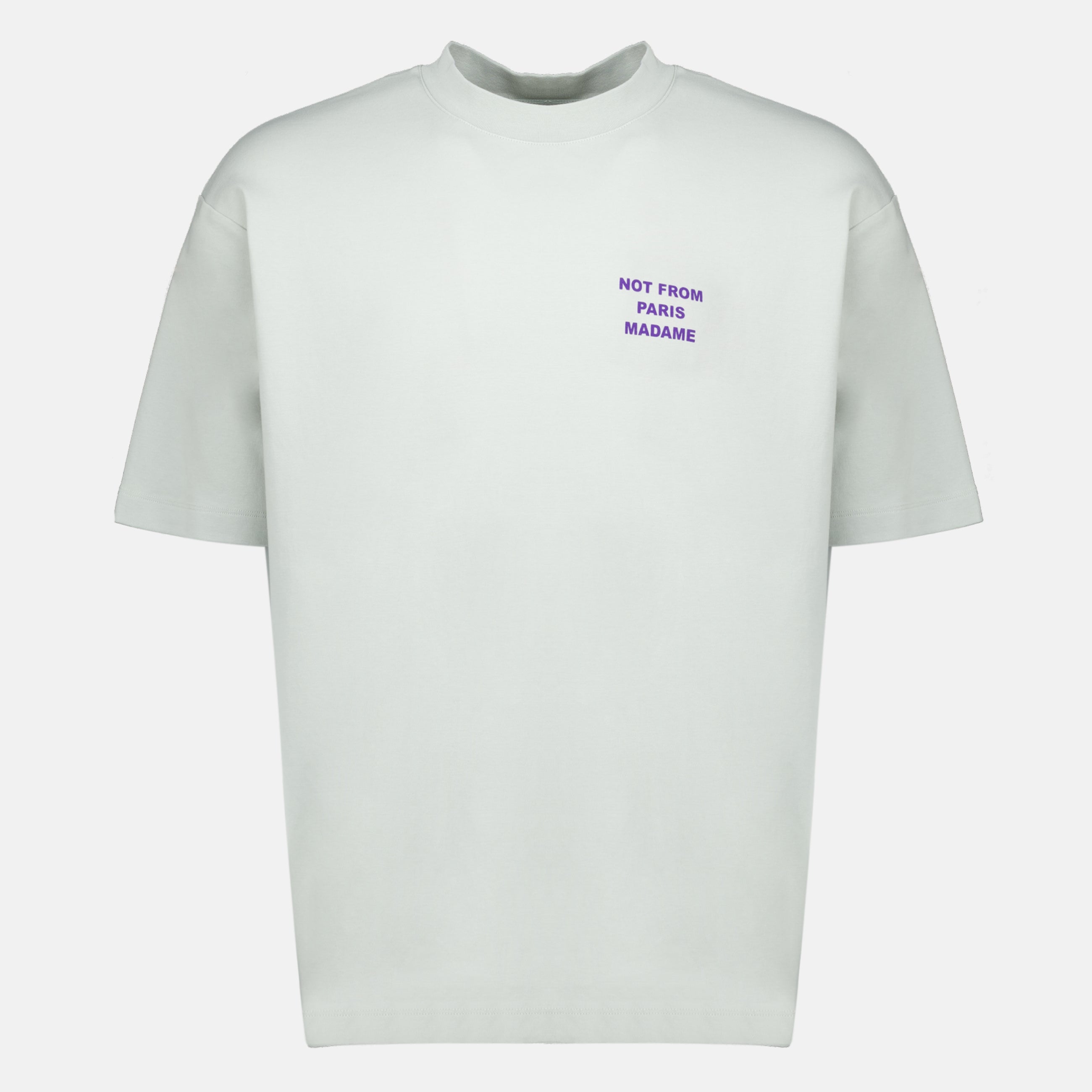 T-shirts Maglietta Slogan Grigia Drole De Monsieur Gris Homme