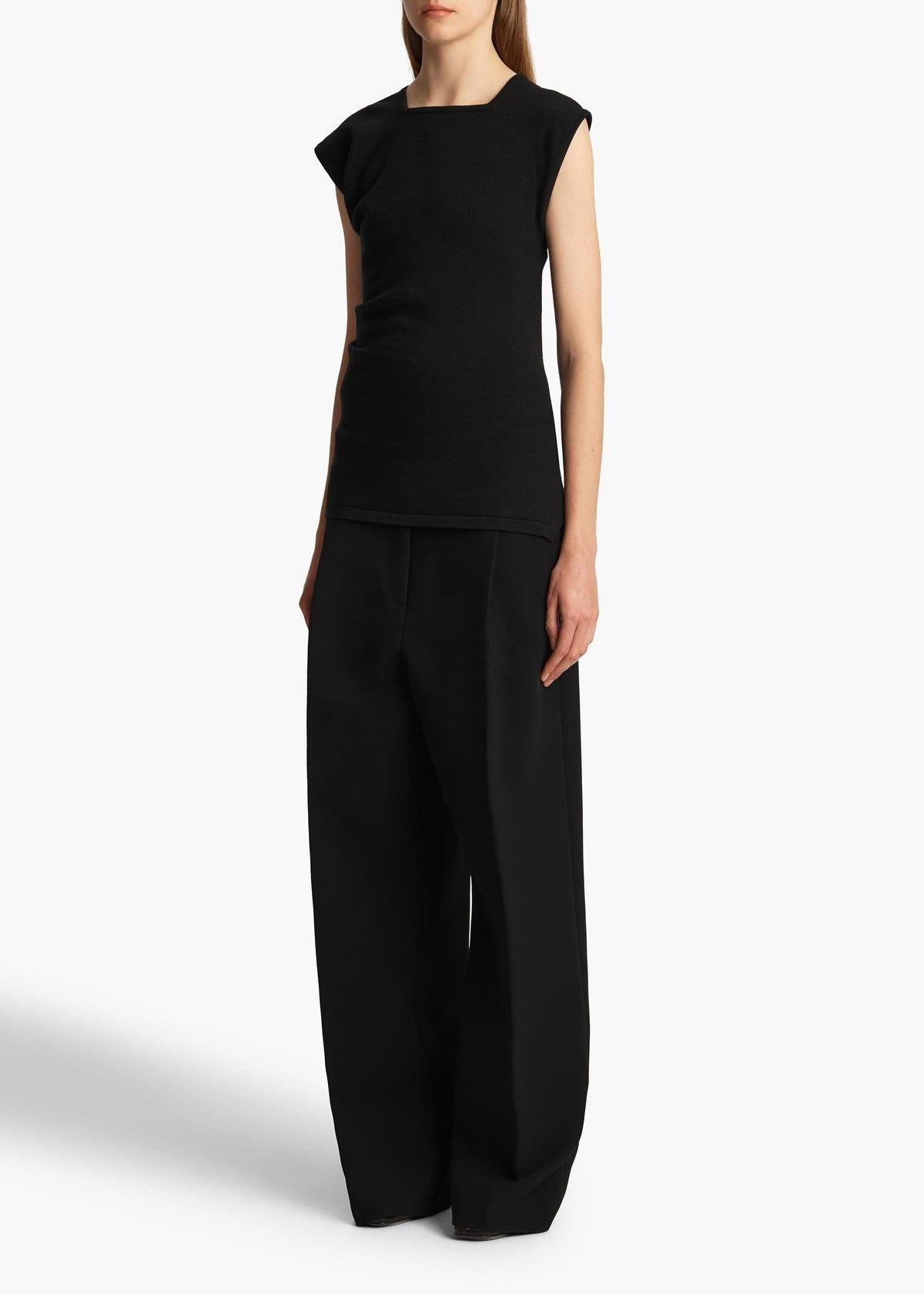 Tops Draped Top Josif Khaite Black Women