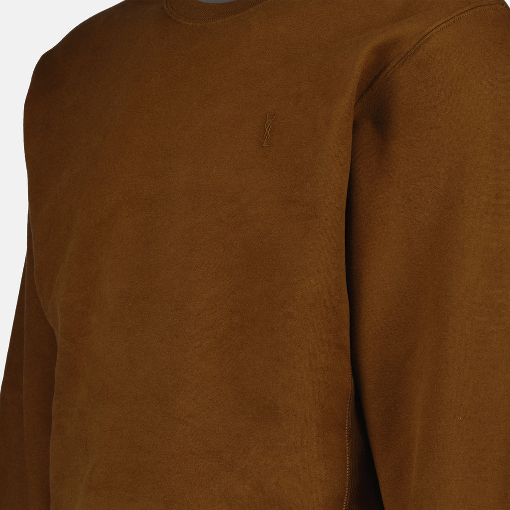 Sudaderas Sudadera YSL Saint Laurent Marrón Homme