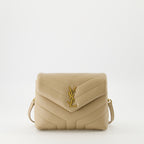 Sacs bandoulière Sac Loulou Small Saint Laurent Beige Femme