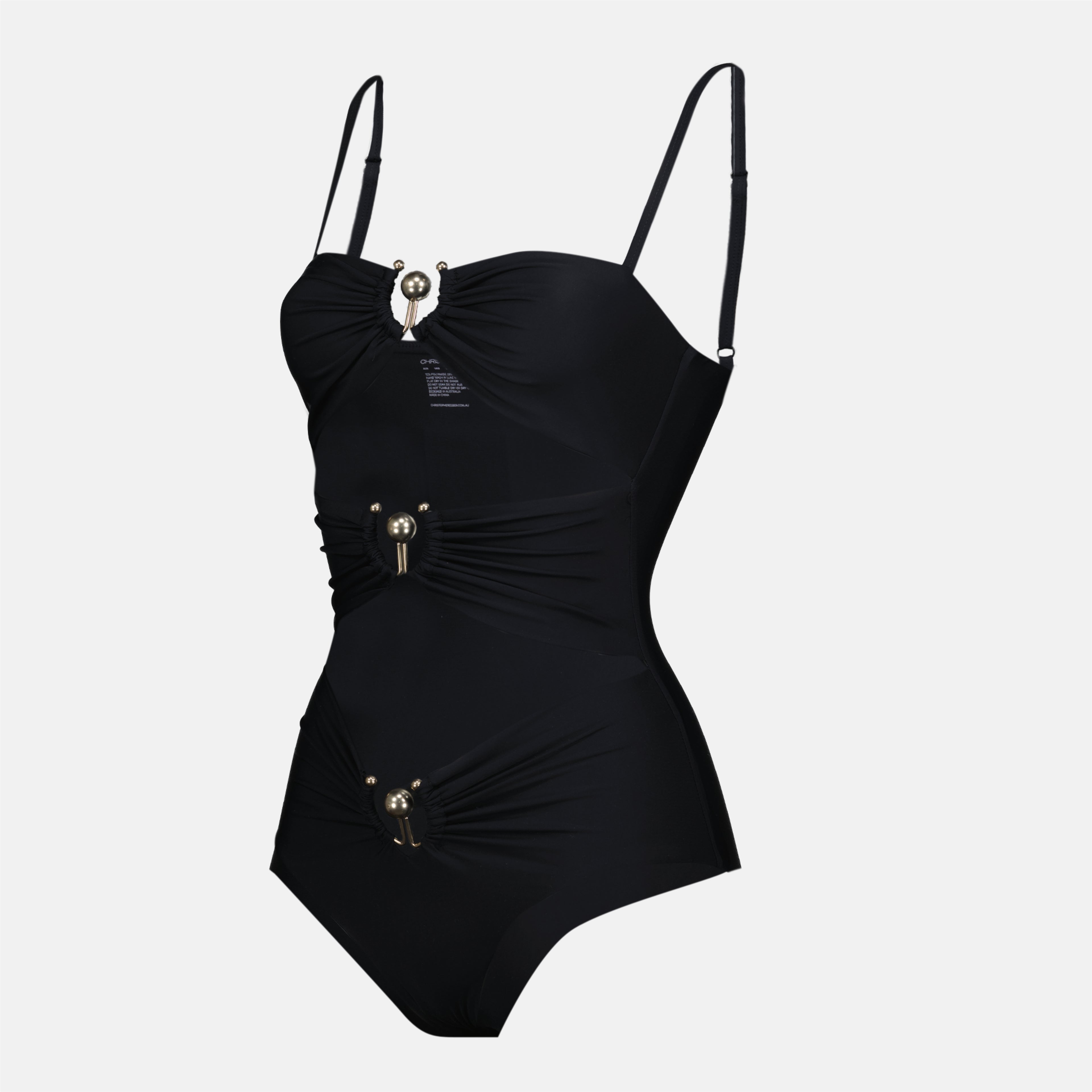 Beachwear Maillot une pièce Christopher Esber Noir Femme