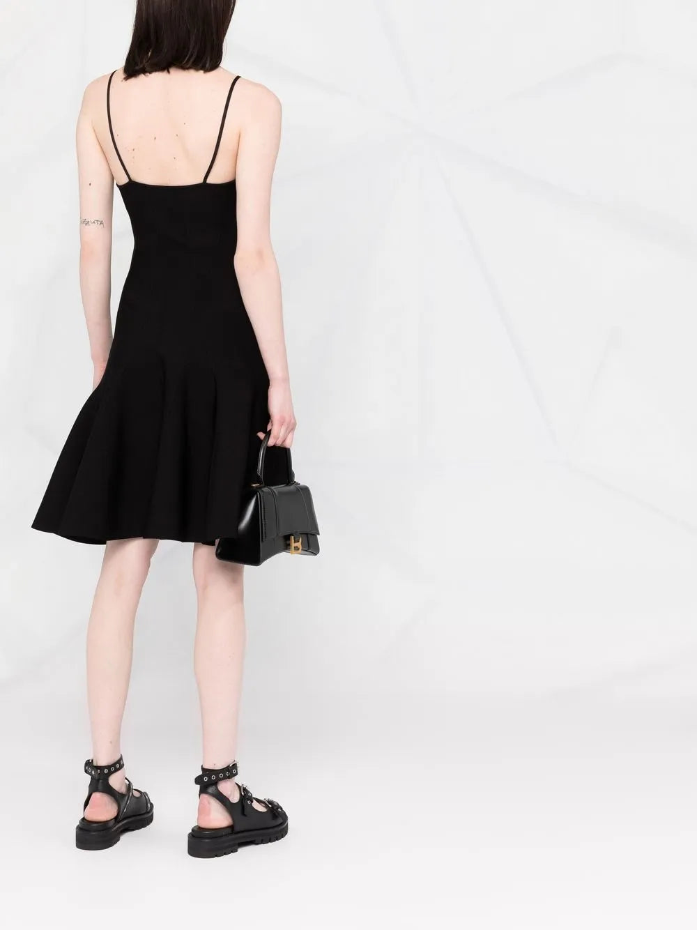 Kleider Schwingendes Kleid Alexander McQueen Schwarz Femme