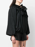 Imagen de la blusa icónica de algodón de la marca Patou para mujer - Temporada Otoño-Invierno 2025 - Vista Detallada 1