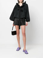 Imagen de la blusa icónica de algodón de la marca Patou para mujer - Temporada Otoño-Invierno 2025 - Vista Trasera