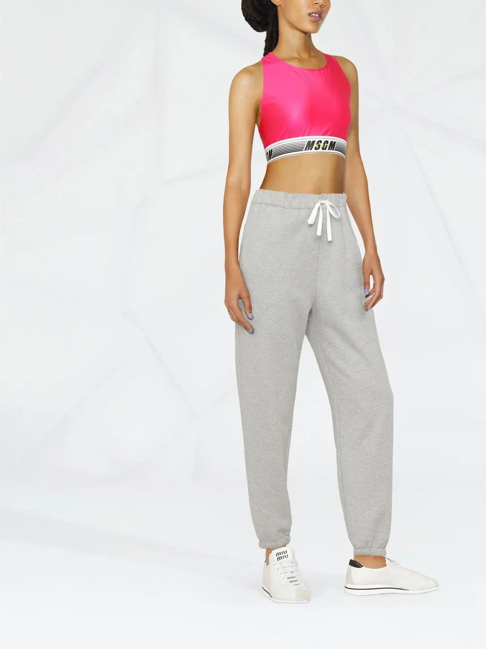 Tops Sports Bra MSGM Pink Women