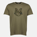 T-shirt T-shirt Monogram Moncler Khaki Uomini