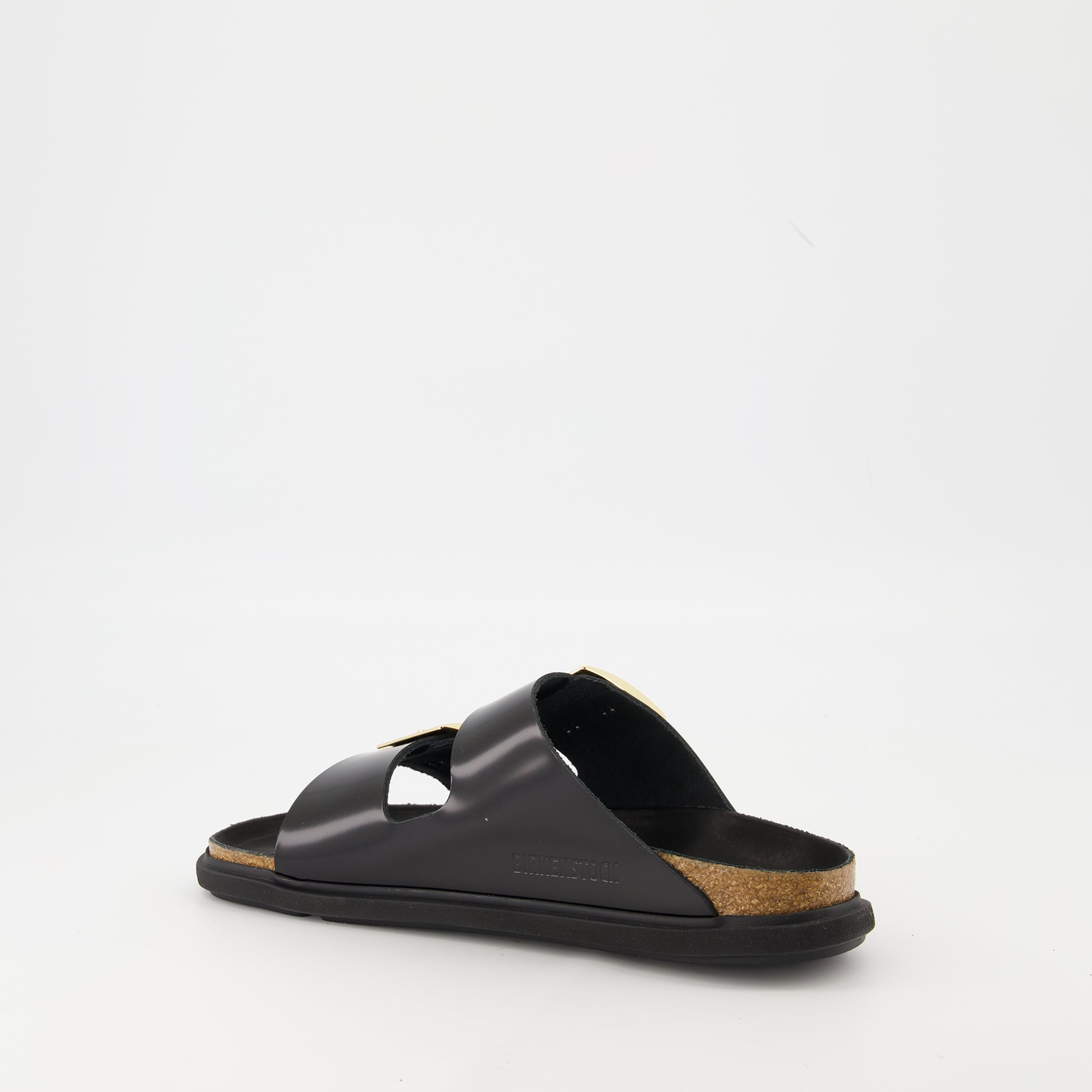 Image de l'article Sandales Drolplet Buckle de la marque Birkenstock pour Femme - Saison Printemps-Été 2025 - Vue trois quarts arrière droite