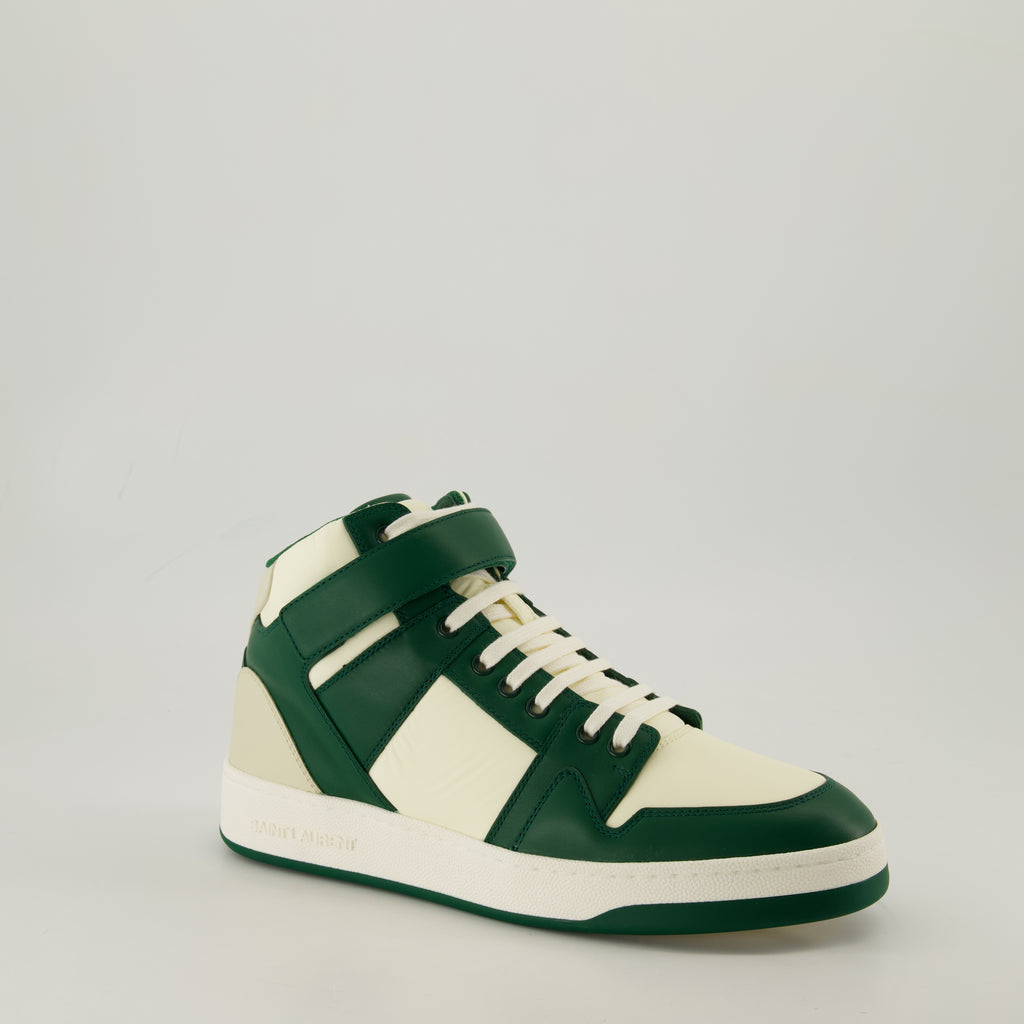 Sneakers Lax High-Top Sneakers Saint Laurent Green Homme