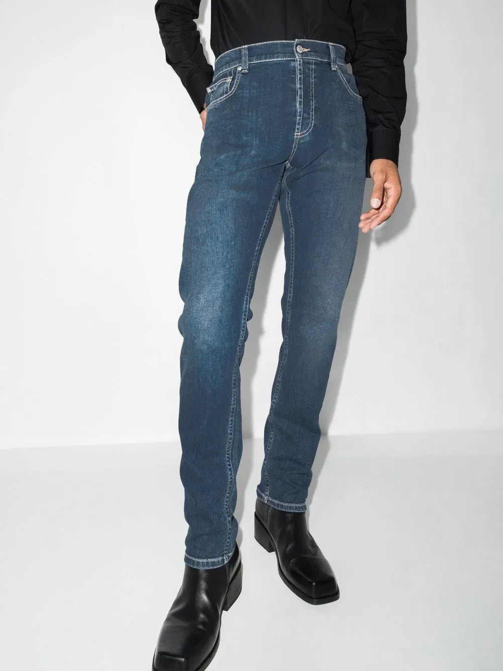 Pantalons Pantalon jean Alexander McQueen Bleu Homme