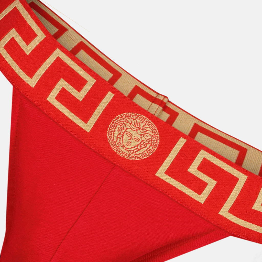 Sous-vêtements et homewear Jockstrap Medusa Greca Versace Rouge Homme