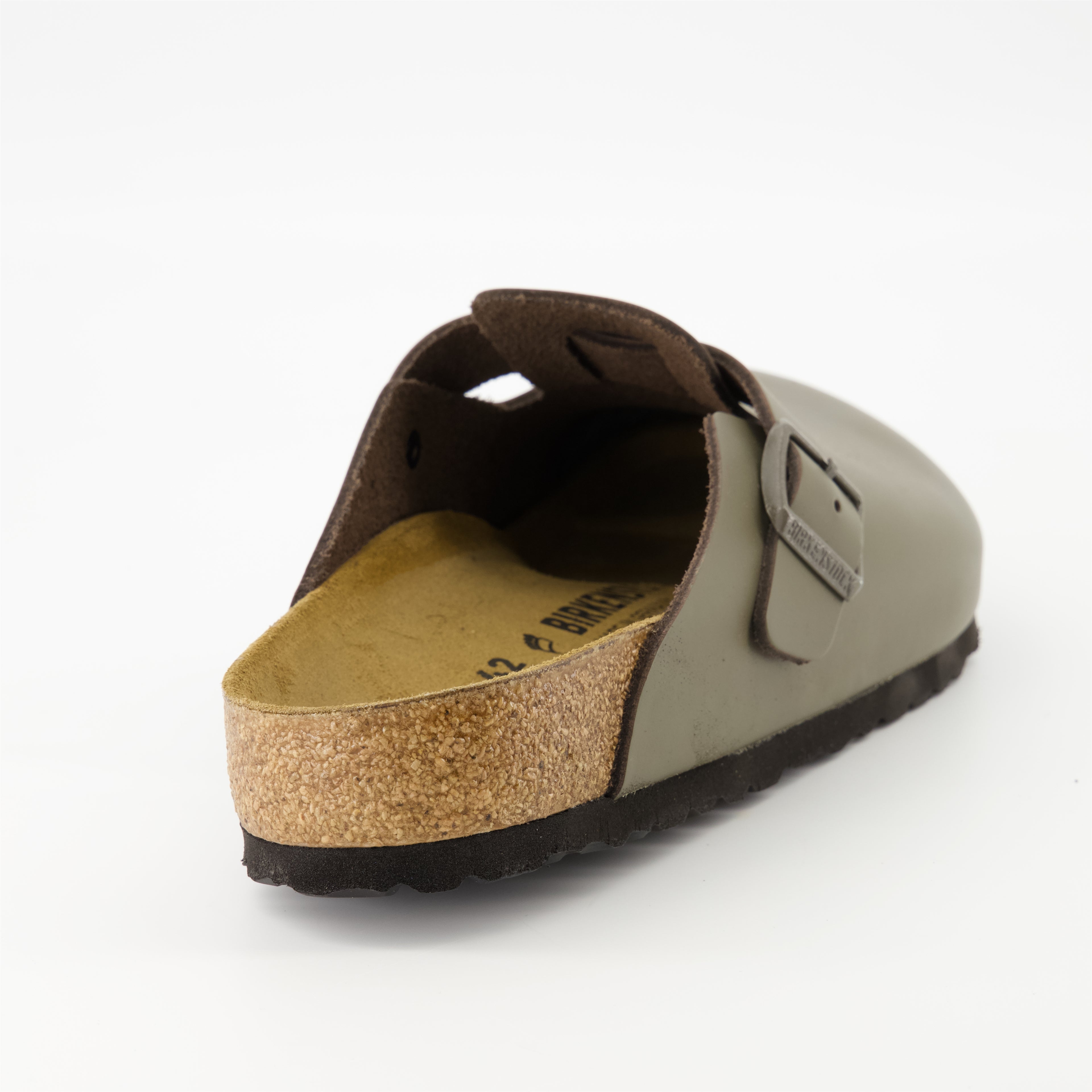 Chaussures ouvertes Mules Boston Birkenstock Gris Homme
