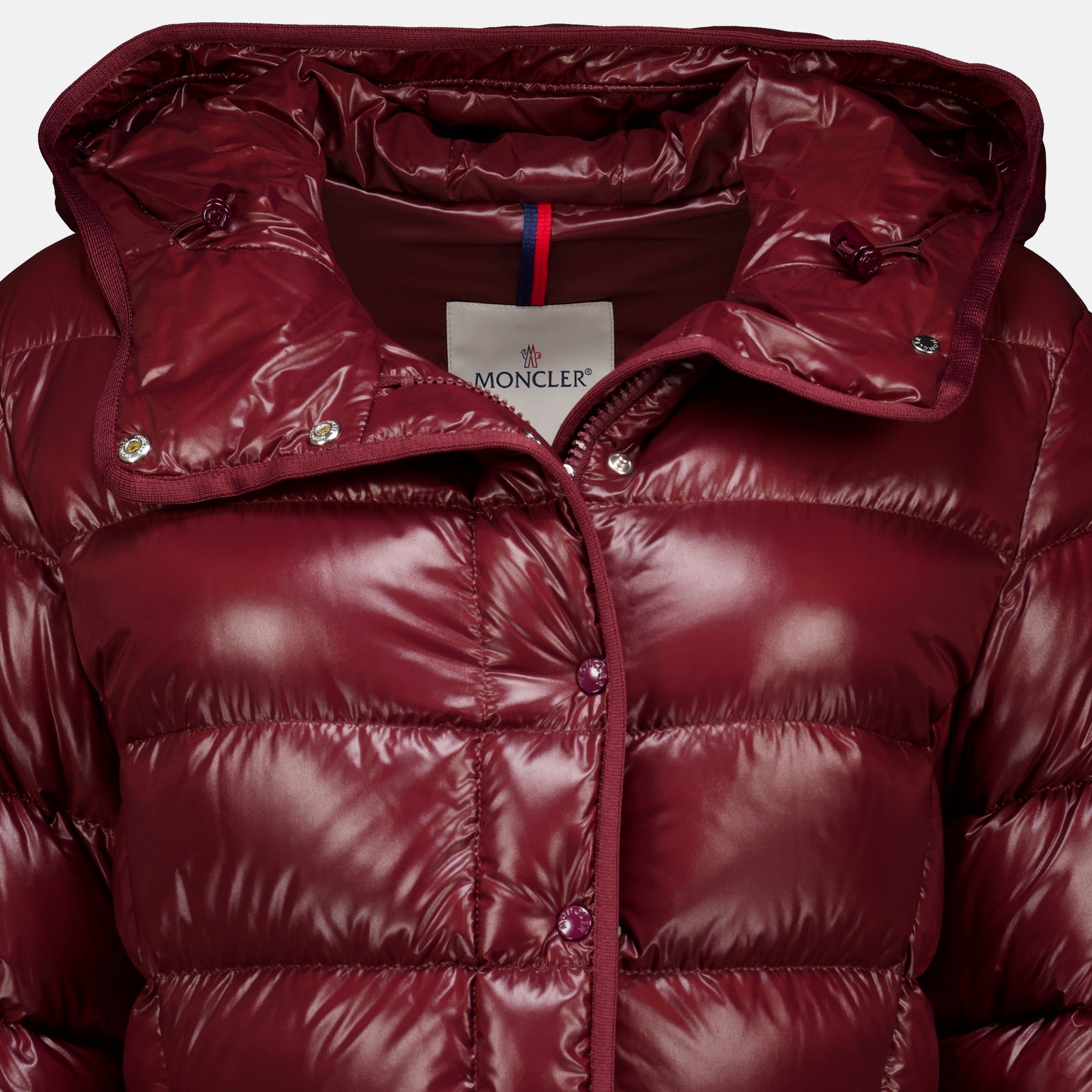 Manteaux Chaqueta de Plumas Barante Burdeos Moncler Bordeaux Femme