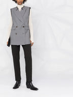Giacche Blazer Senza Maniche Alexander McQueen Grigio Donne