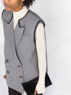 Giacche Blazer Senza Maniche Alexander McQueen Grigio Donne