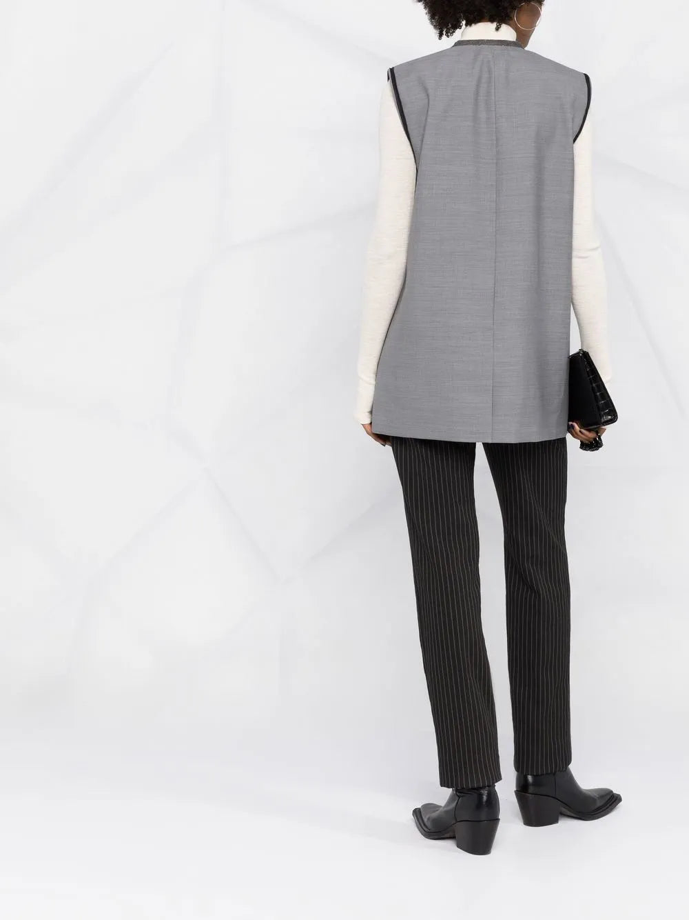 Jacken Ärmelloser Blazer Alexander McQueen Grau Damen