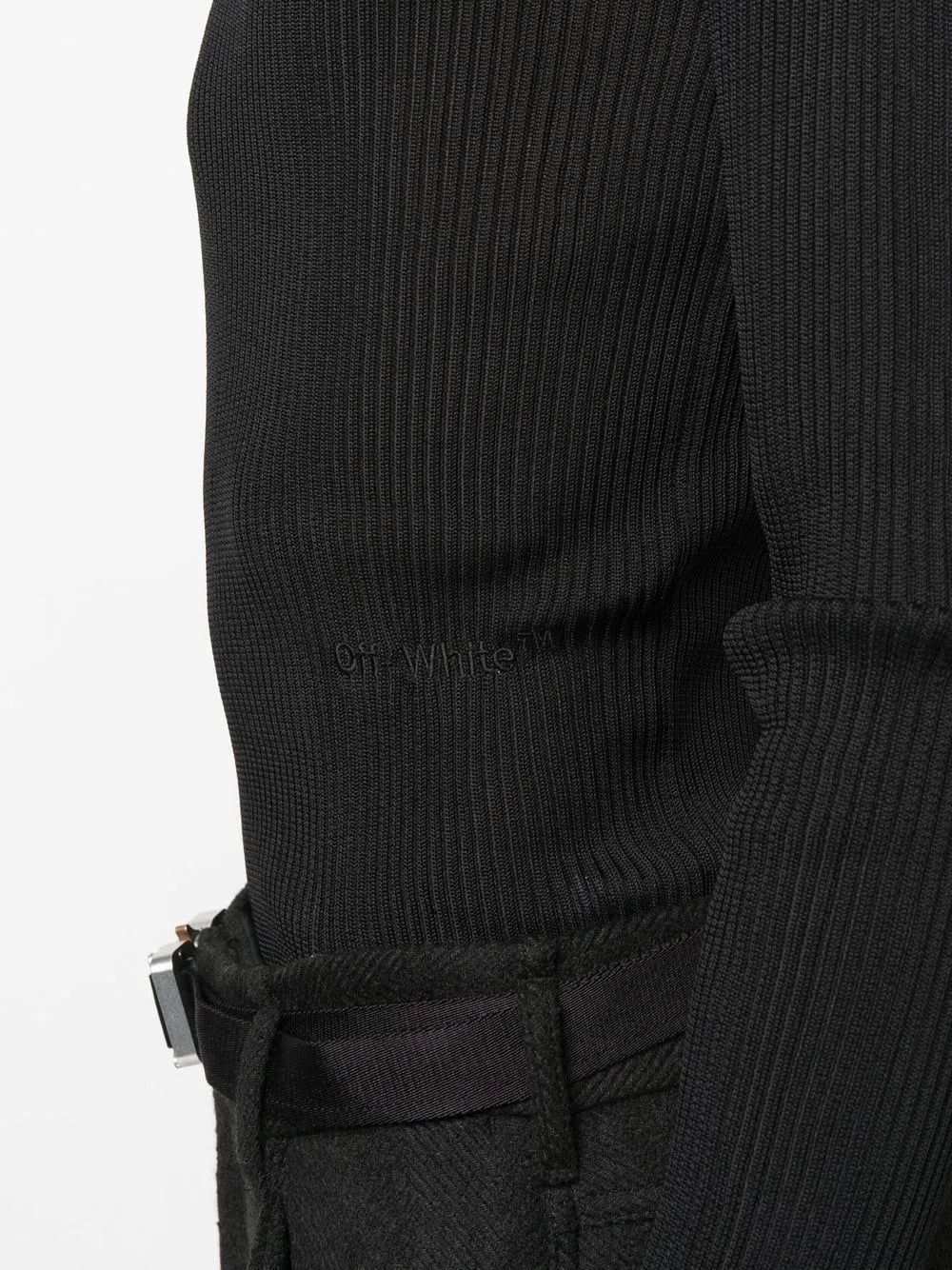 Strickmode Helvert Pullover Off-White Schwarz Herren