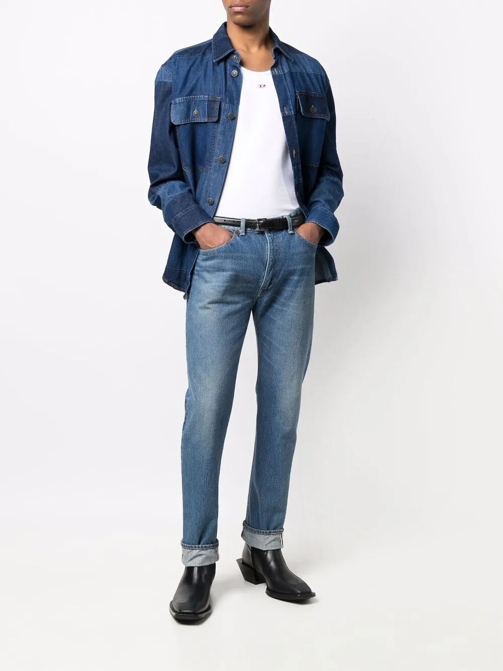 Image de l'article Débardeur T-Lifty-d de la marque Diesel pour Homme - Saison Automne-Hiver 2025 - Vue de Dos