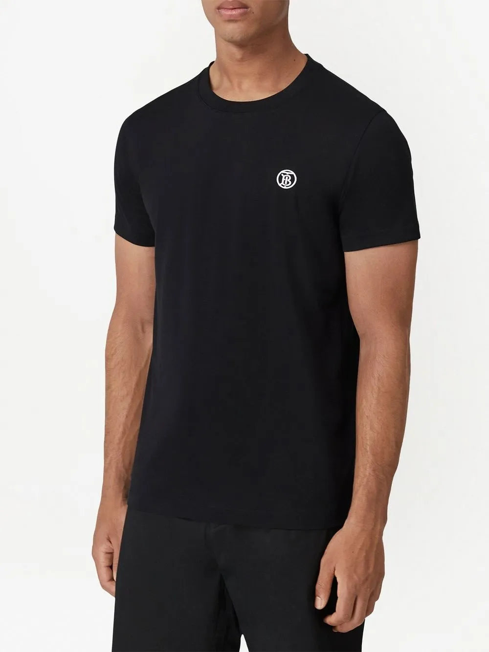 Camisetas Camiseta con Logo Parker Burberry Negro Homme
