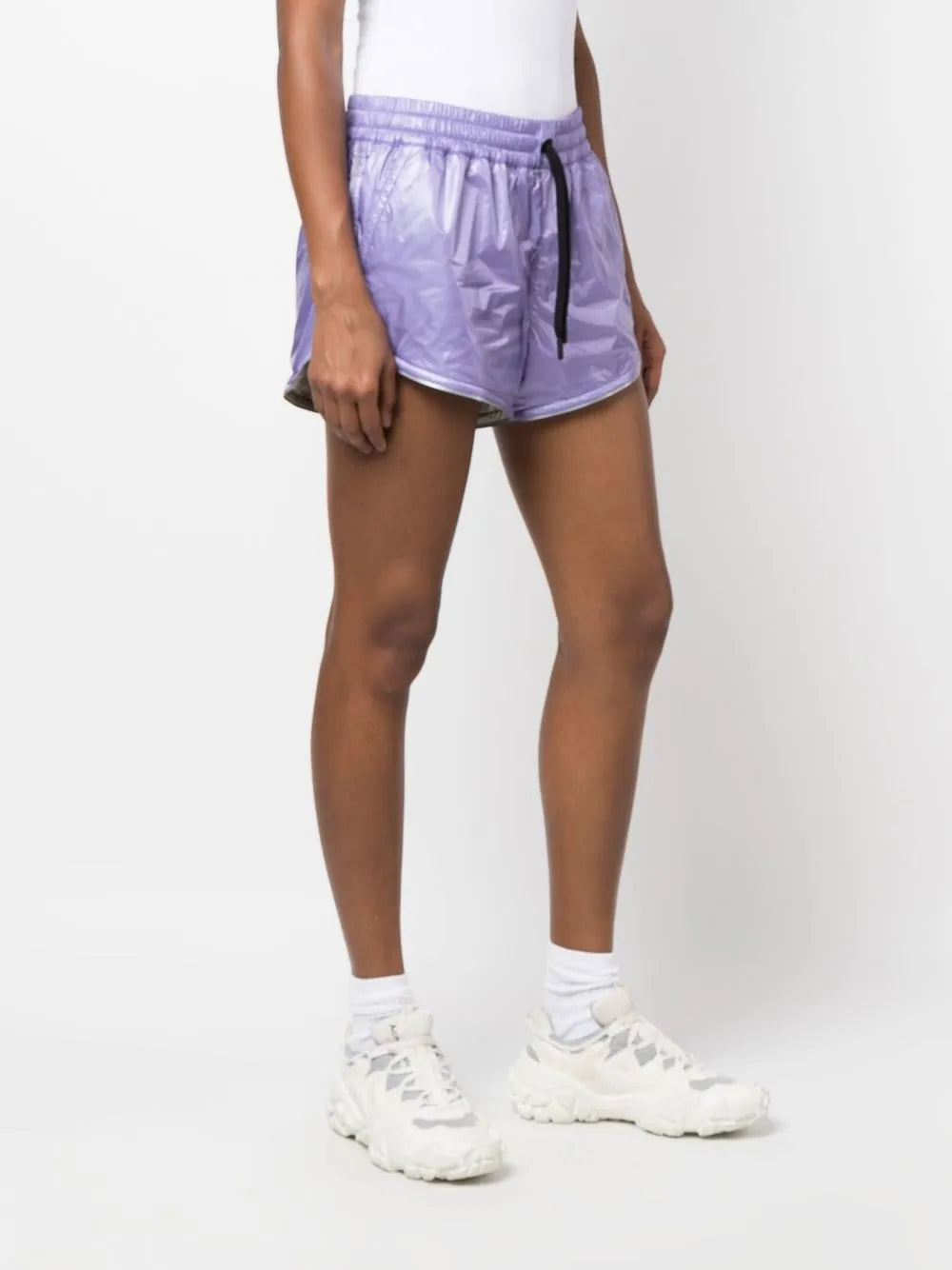 Shorts Nylon Shorts Moncler Grenoble Purple Women
