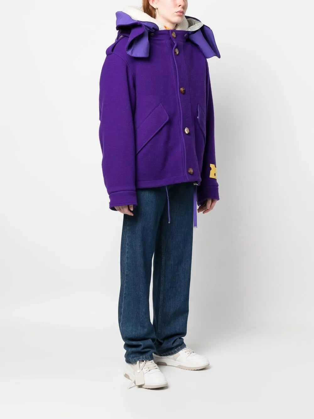 Manteaux Parka courte Off-White Violet Femme