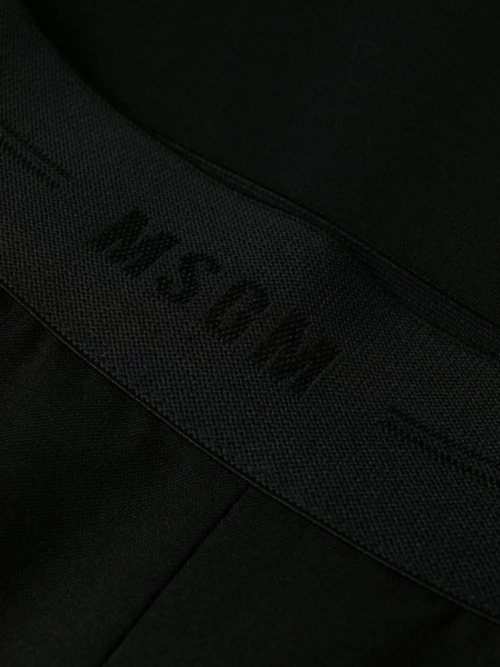 Hosen Woll Gerade Hosen MSGM Schwarz Femme