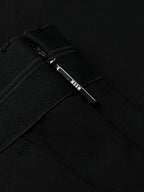 Hosen Woll Gerade Hosen MSGM Schwarz Femme