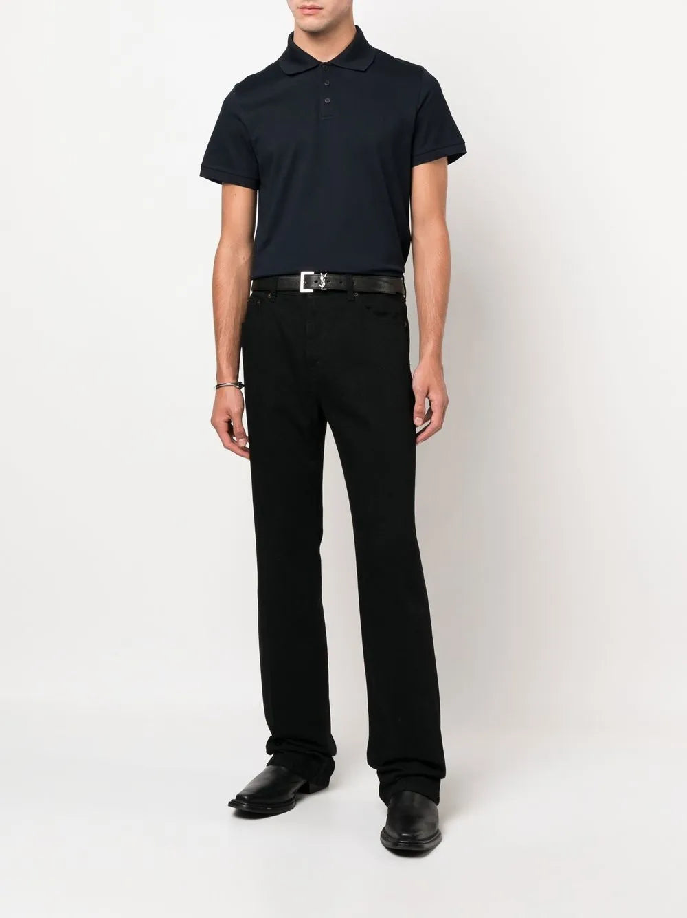 Polo shirts Polo Cassandre Saint Laurent Dark blue Man