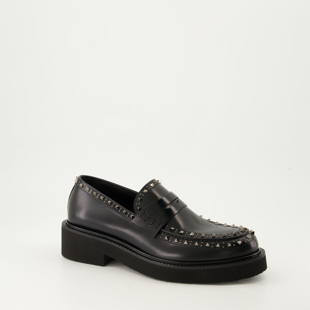 Mocassins Mocassins Gentleglam en cuir Valentino Garavani Noir Homme