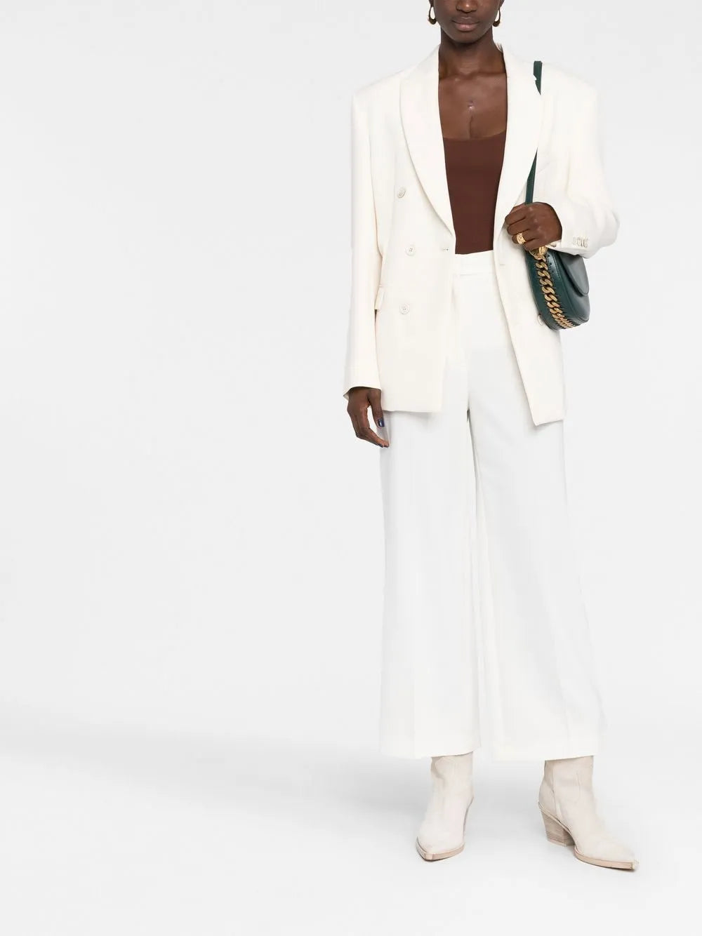 Pantalons Pantalon à pinces Stella McCartney Blanc Femme