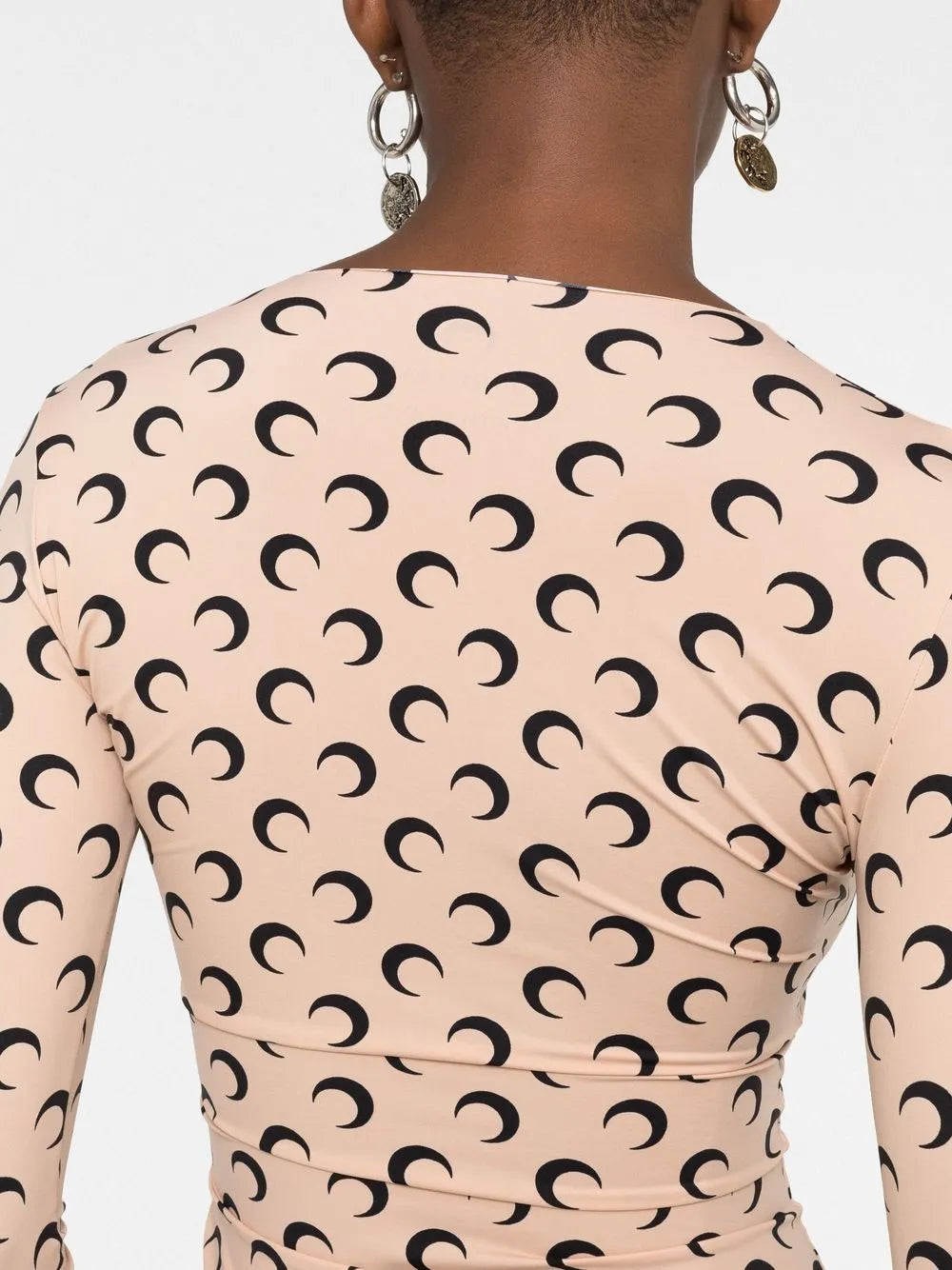 Imagen del artículo Top Jersey Moon de la marca Marine Serre para Mujer - Temporada Otoño-Invierno 2025 - Vista Detallada_5